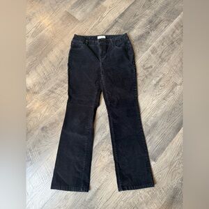 St. John’s bay secretly boot cut corduroy Black